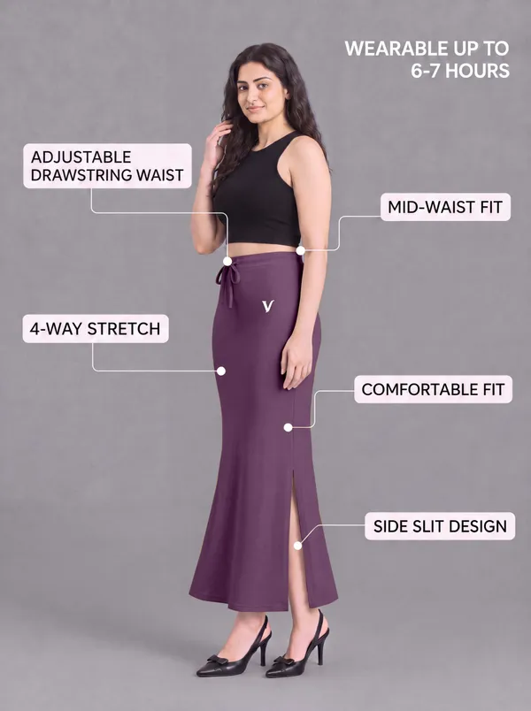Purple_Microfiber_Flared_Saree_Shapewear_For_Women