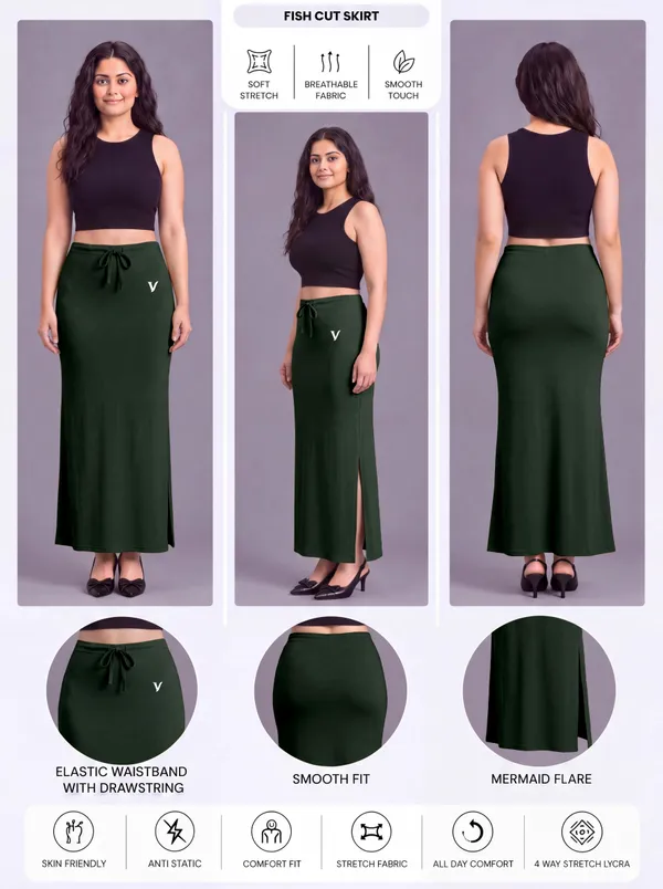 Green_Microfiber_Mermaid_Fit_Saree_Shapewear_For_Women