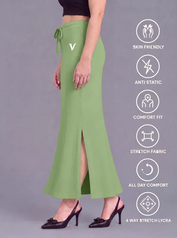 Green_Microfiber_Bodycon_Maxi_Saree_Shapewear_For_Women