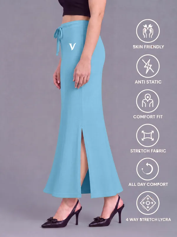 Blue_Microfiber_Slit_Maxi_Saree_Shapewear_For_Women
