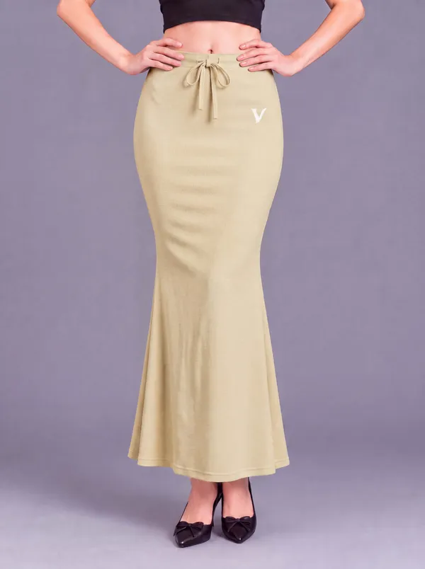 Beige_Microfiber_Mermaid_Maxi_Saree_Shapewear_For_Women