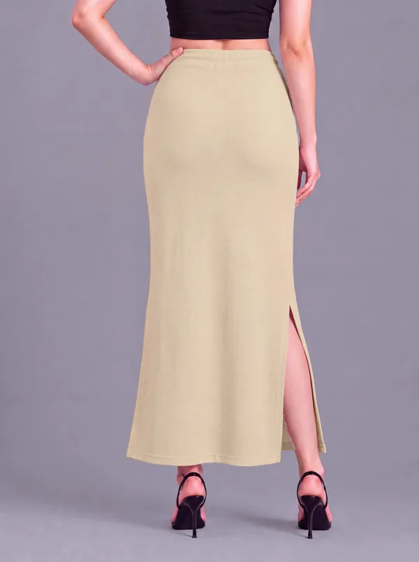 Beige_Microfiber_Mermaid_Maxi_Saree_Shapewear_For_Women