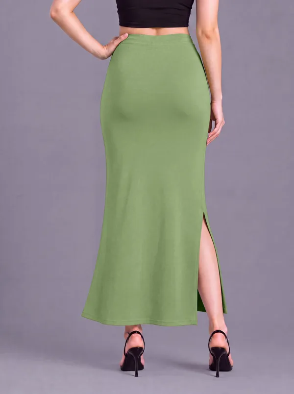 Green_Microfiber_Bodycon_Maxi_Saree_Shapewear_For_Women