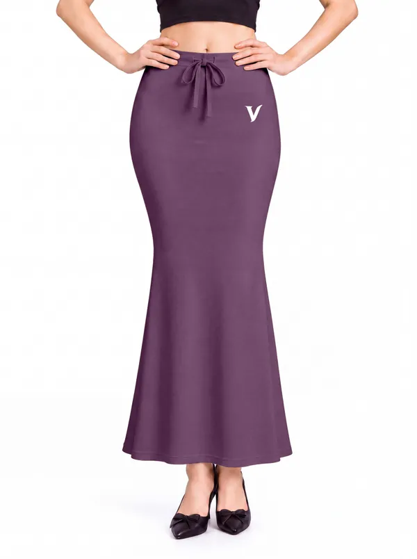 Purple_Microfiber_Flared_Saree_Shapewear_For_Women