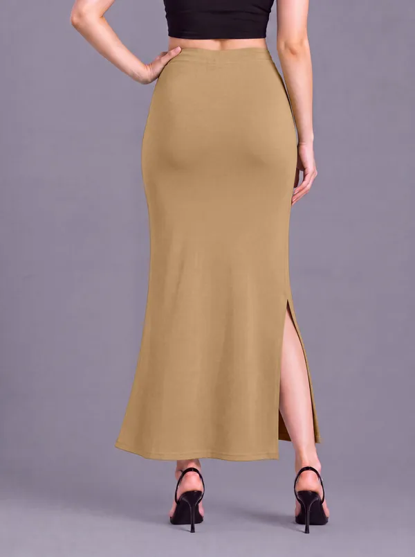 Beige_Microfiber_Flared_Saree_Shapewear_For_Women