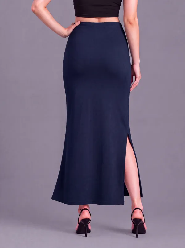 Navy_Blue_Microfiber_Mermaid_Saree_Shapewear_For_Women