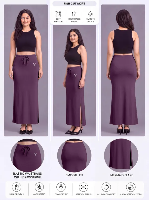 Purple_Microfiber_Flared_Saree_Shapewear_For_Women
