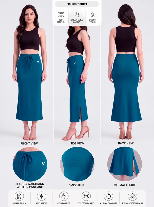 Teal_Microfiber_Mermaid_Fit_Saree_Shapewear_For_Women
