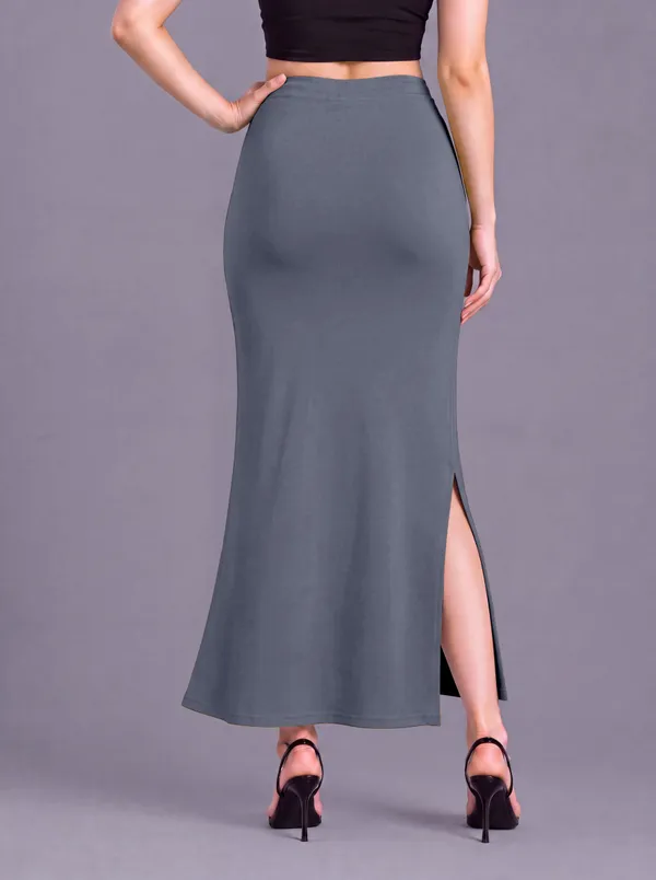 Grey_Microfiber_Flared_Slit_Saree_Shapewear_For_Women