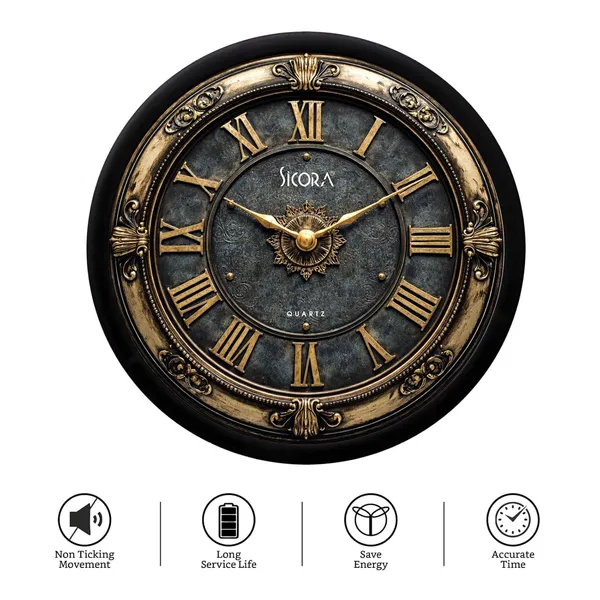 Plastic_Glass_Minimalist_Round_Analog_Brown_Wall_Clock