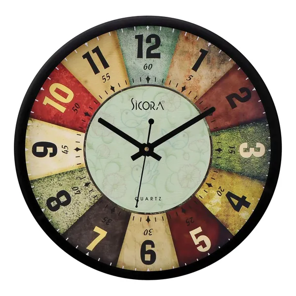 Plastic_Glass_Vintage_Round_Analog_Multicolour_Wall_Clock