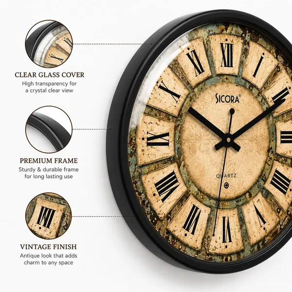 Plastic_Glass_Minimalist_Round_Analog_Brown_Wall_Clock