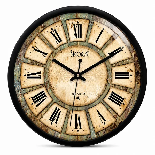 Plastic_Glass_Minimalist_Round_Analog_Brown_Wall_Clock