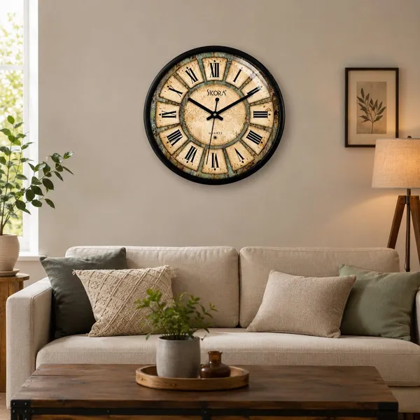 Plastic_Glass_Minimalist_Round_Analog_Brown_Wall_Clock