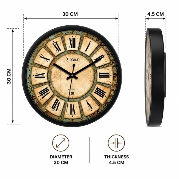 Plastic_Glass_Minimalist_Round_Analog_Brown_Wall_Clock