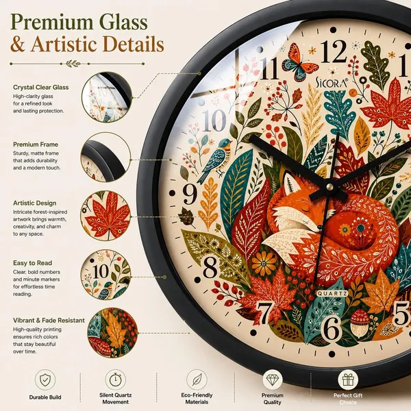 Plastic_Glass_Minimalist_Round_Analog_Orange_Wall_Clock