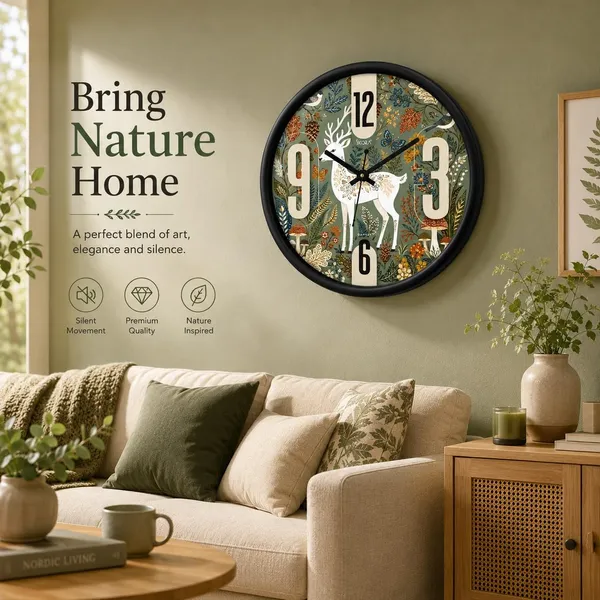 Plastic_Glass_Minimalist_Round_Analog_Green_Wall_Clock
