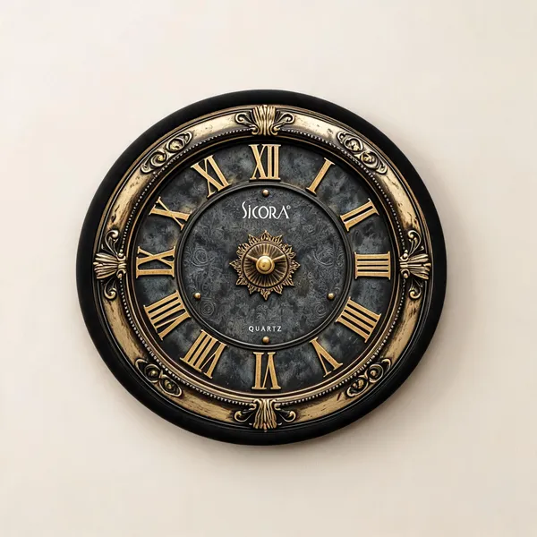 Plastic_Glass_Minimalist_Round_Analog_Brown_Wall_Clock