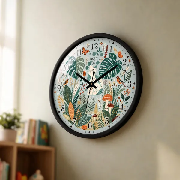 Plastic_Glass_Minimalist_Round_Analog_Light_Green_Wall_Clock