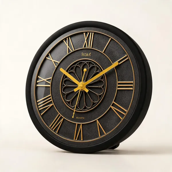 Plastic_Glass_Minimalist_Round_Analog_Brown_Wall_Clock
