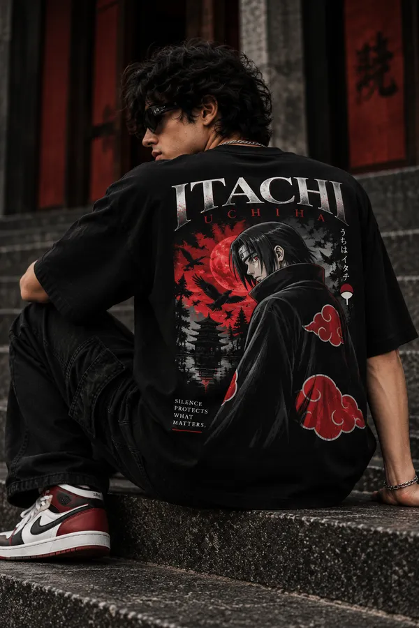 Black_Cotton_Oversized_Itachi_Uchiha_Anime_T-Shirt_For_Unisex