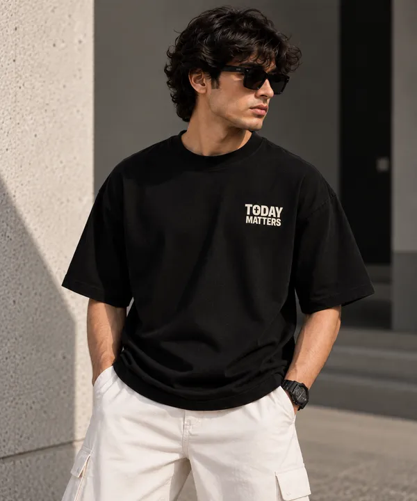 Black_Cotton_Oversized_Today_Matters_T-Shirt_For_Unisex