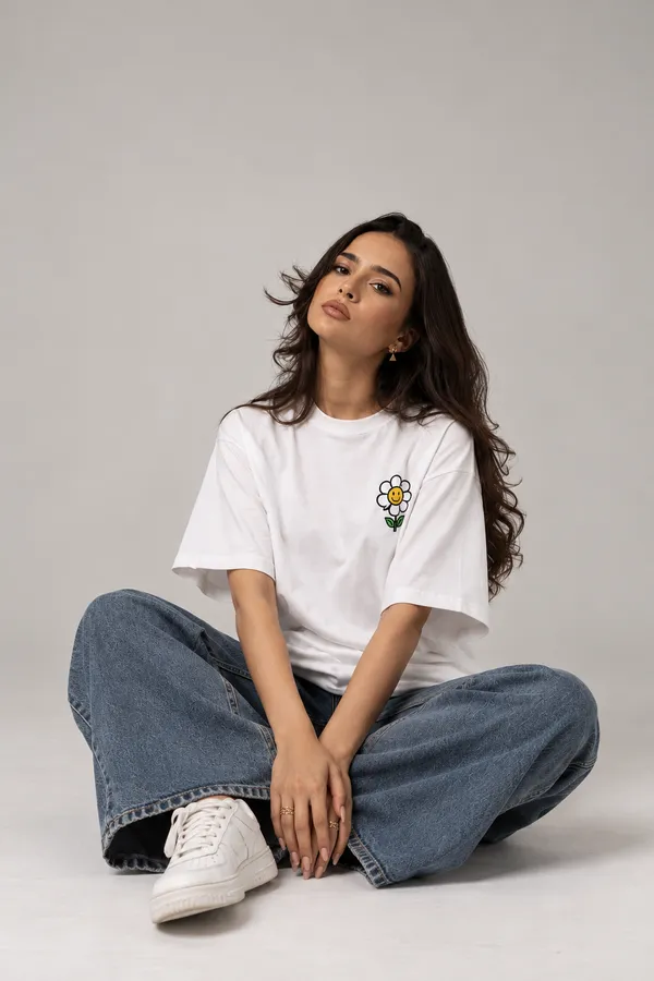 White_Cotton_Oversized_Everything_Is_Beautiful_Tshirt_For_Unisex