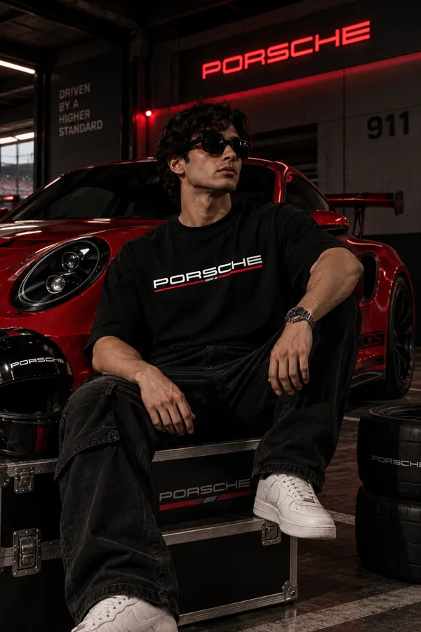 Black_Cotton_Oversized_Porsche_911_Gt3_Rs_T-Shirt_For_Unisex