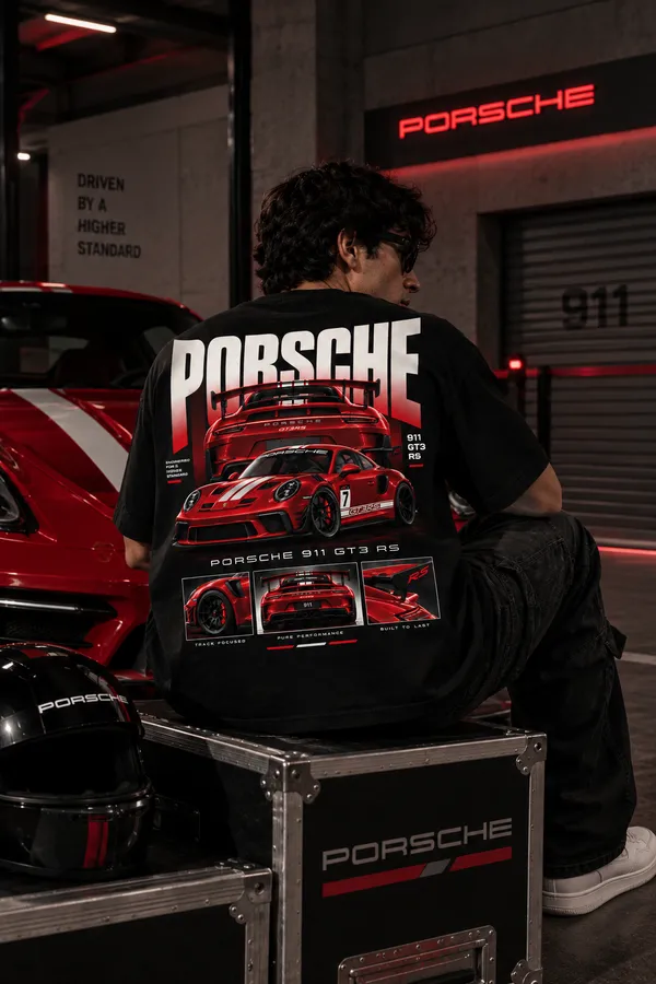 Black_Cotton_Oversized_Porsche_911_Gt3_Rs_T-Shirt_For_Unisex
