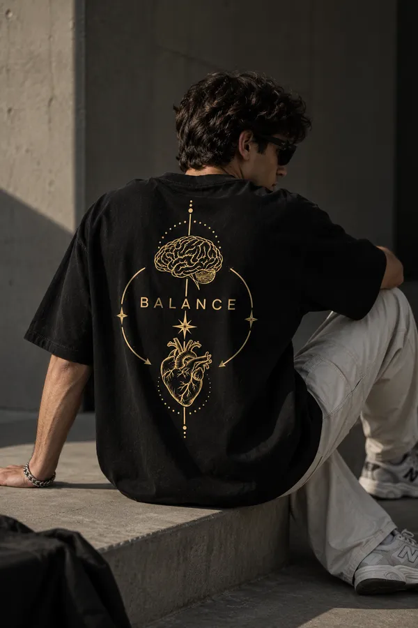 Black_Cotton_Oversized_Balance_Graphic_T-Shirt_For_Unisex