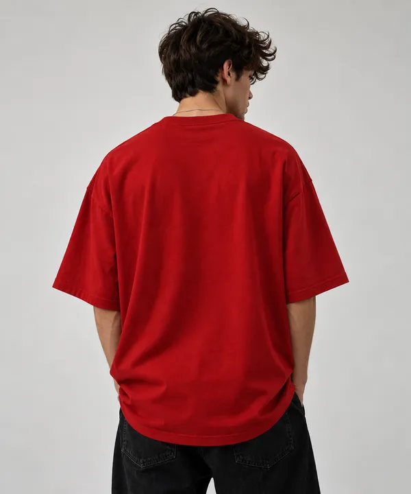 Red_Cotton_Oversized_Faaahhh_Graphic_T-Shirt_For_Unisex