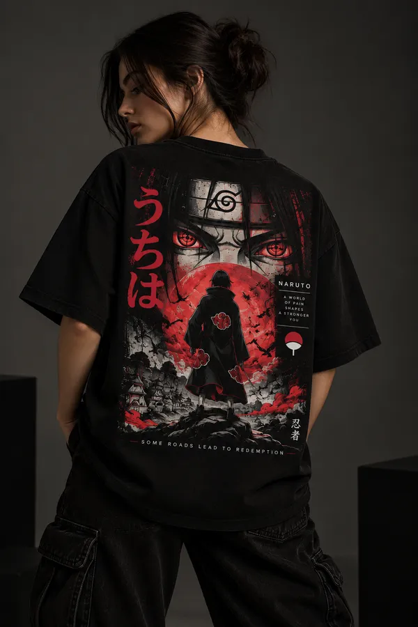 Black_Cotton_Oversized_Naruto_Itachi_Red_Moon_T-Shirt_For_Unisex