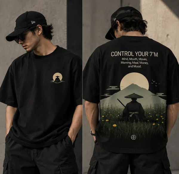 Black_Cotton_Oversized_Control_Your_7M_Ronin_T-Shirt_For_Unisex