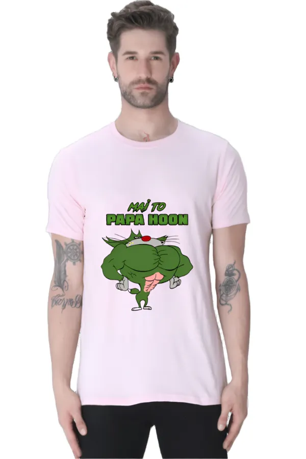 Manmaker_S_Jack_Oggy_And_The_Cockroaches_T_Shirt_Light_Baby_Pink