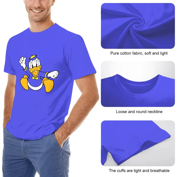 Manmaker_S_Donald_Duck_T_Shirt_Black