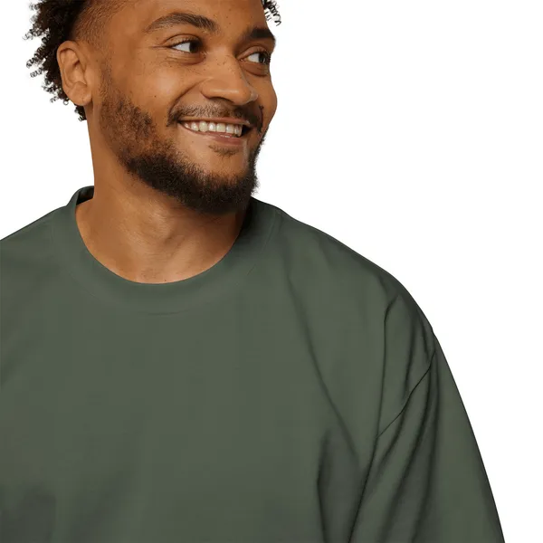 Manmaker_S_Old_Bull_Oversized_T_Shirt_Olive_Green