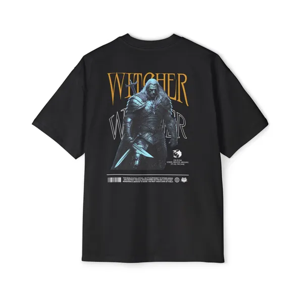 Manmaker_S_Witcher_Oversized_T_Shirt_Black