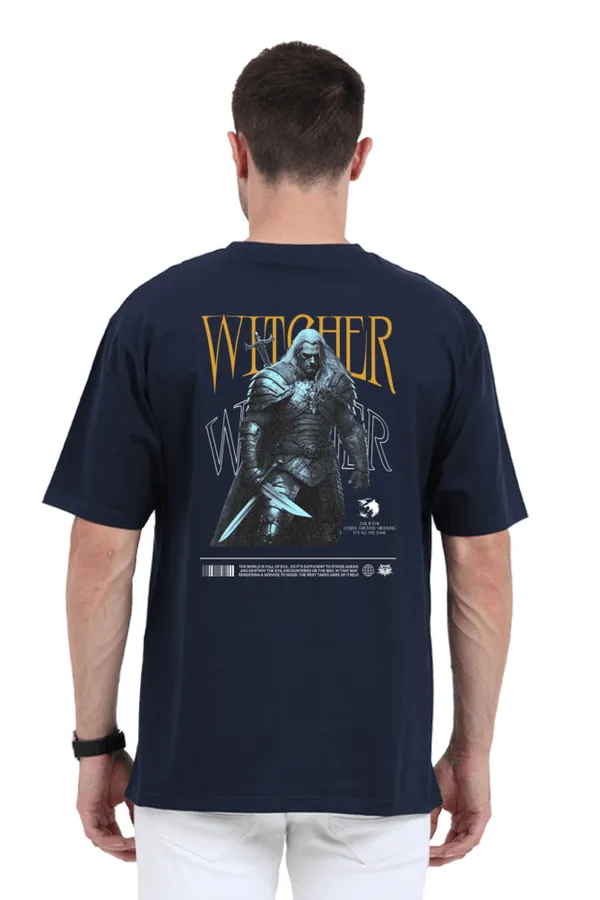 Manmaker_S_Witcher_Oversized_T_Shirt_Navy_Blue