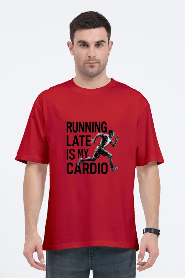 Manmaker_S_Gym_Quote_Oversized_T_Shirt_Red