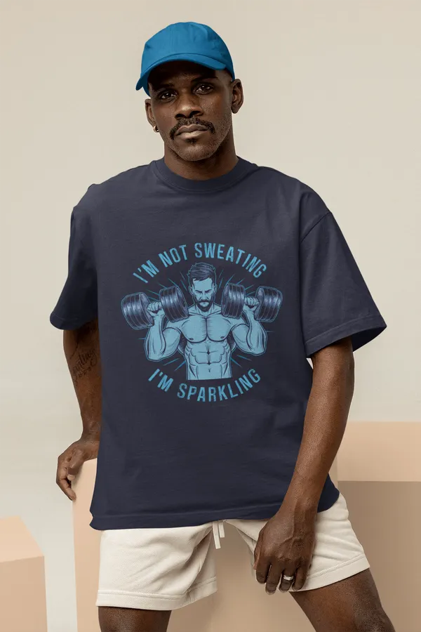 Manmaker_S_Gym_Workout_Oversized_T_Shirt_Navy_Blue