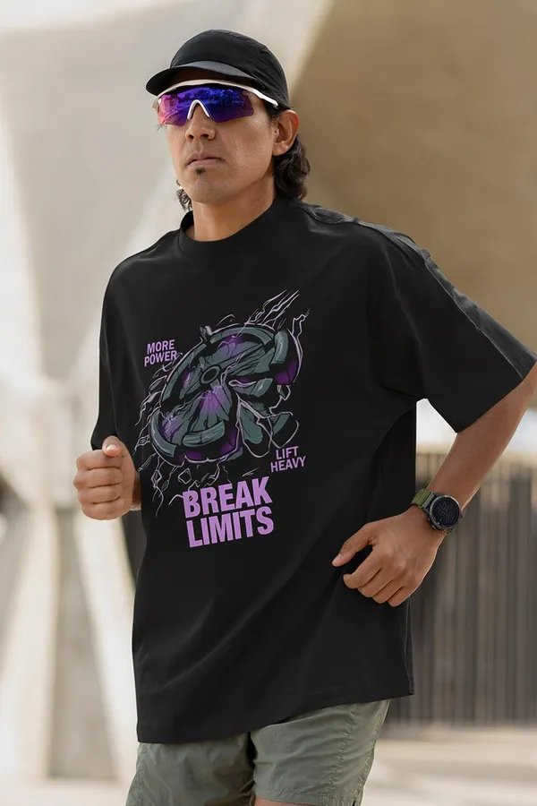 Manmaker_S_Break_Limits_Oversized_T_Shirt_Xxl