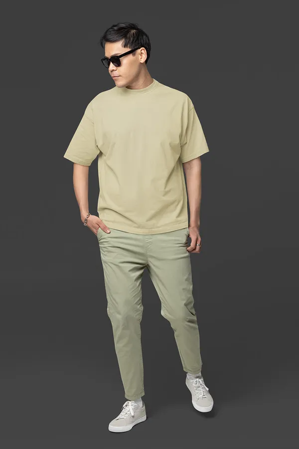 Manmaker_S_Beige_Oversized_T_Shirt_Xl