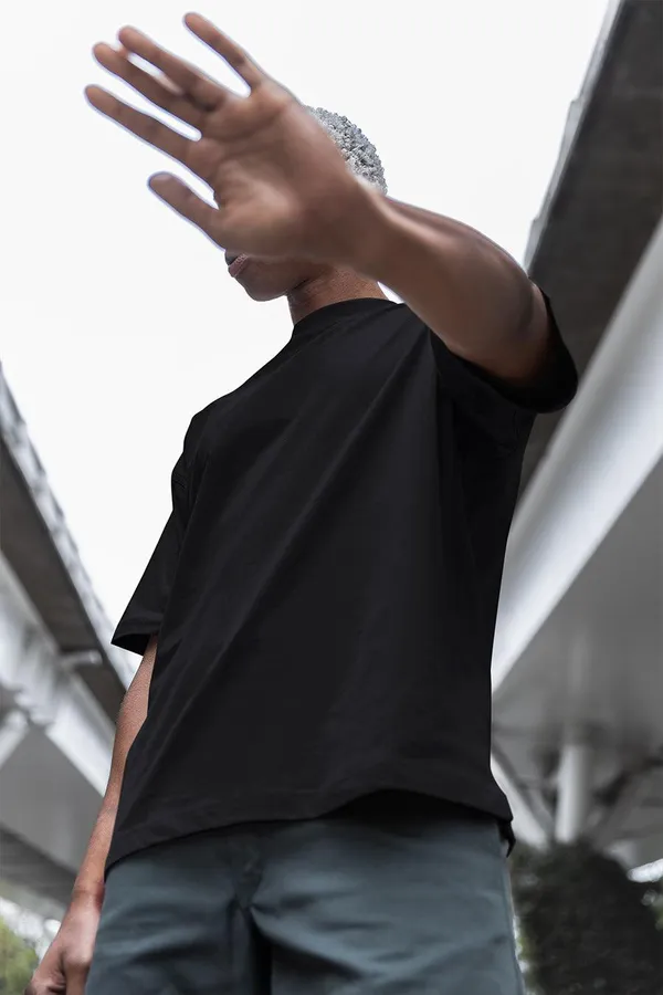 Manmaker_S_Black_Oversized_T_Shirt_S