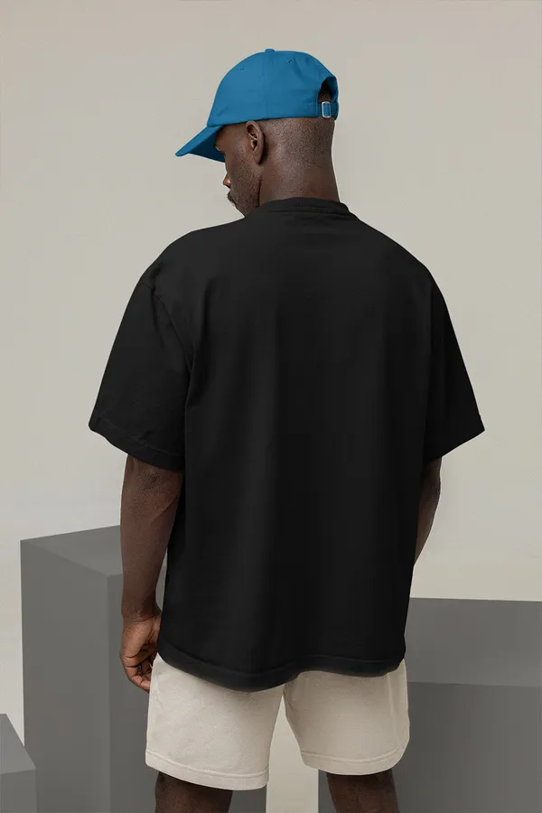 Manmaker_S_Black_Oversized_T_Shirt_L