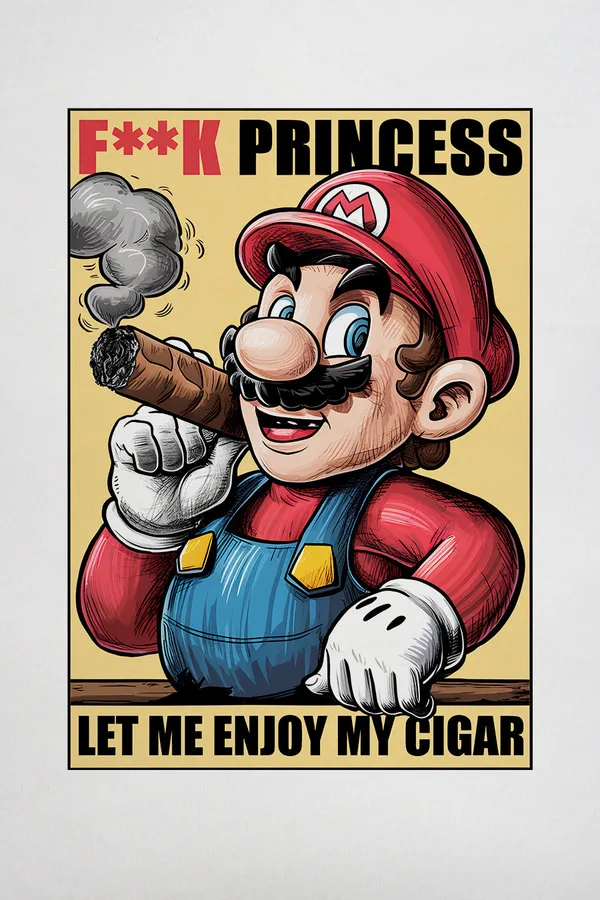 Manmaker_S_Super_Mario_White_Oversized_T_Shirt_L