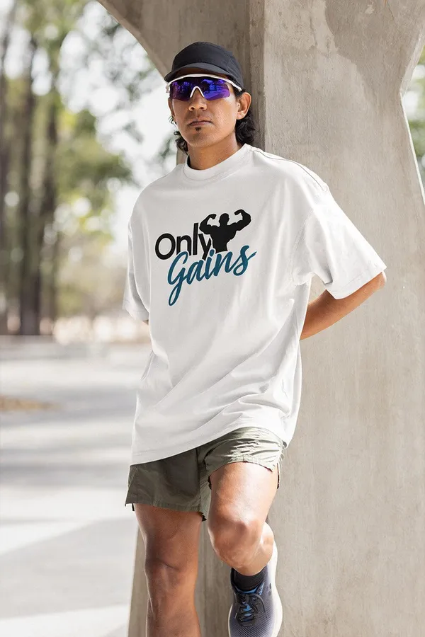 Manmaker_S_Only_Gains_Oversized_T_Shirt_L