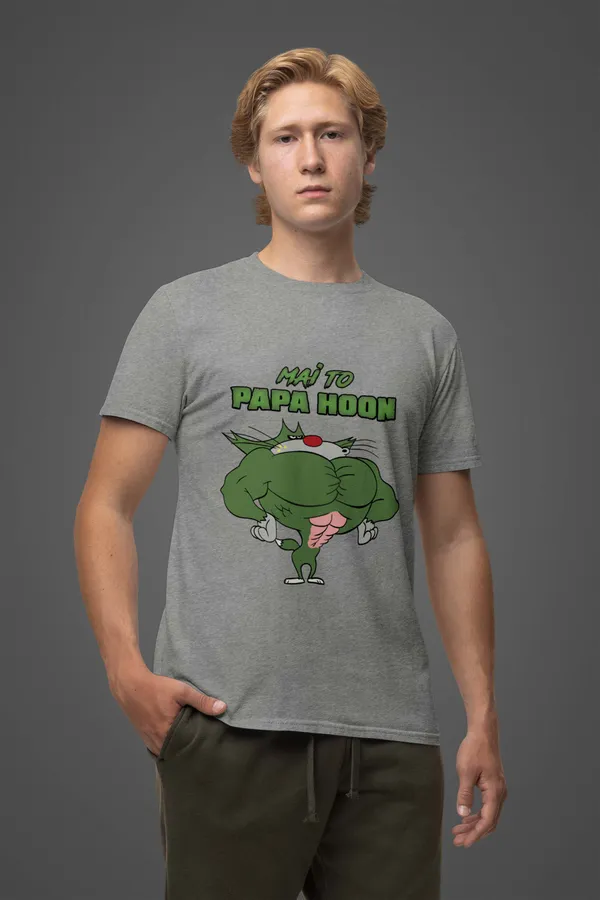 Sale_Manmaker_Jack_Regular_Fit_T_Shirt_Grey_Melange