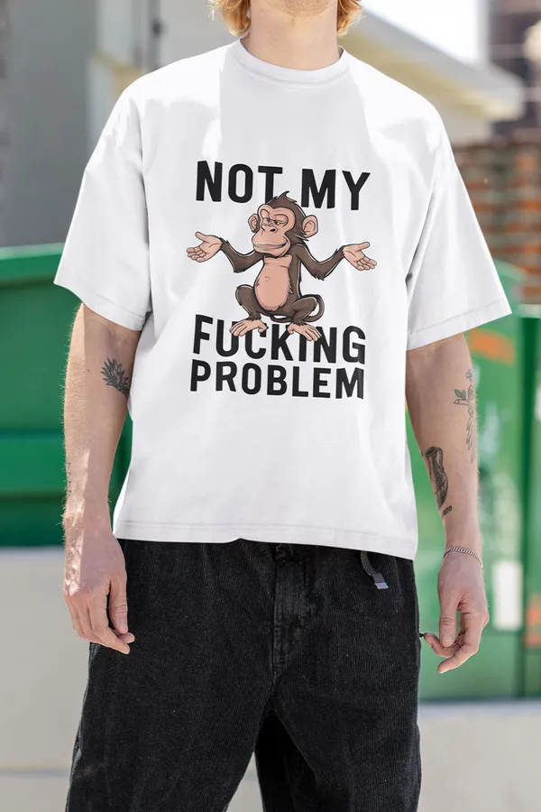 Sale_Manmaker_Monkey_Oversized_T_Shirt_Xl