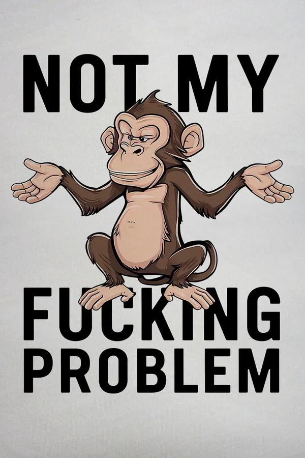 Sale_Manmaker_Monkey_Oversized_T_Shirt_Xxl
