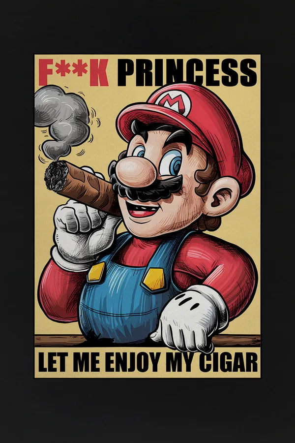 Sale_Manmaker_Super_Mario_Regular_Fit_T_Shirt_S